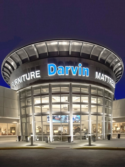 Darvin Furniture, ExteriorArchitectural Resource Corp, Arc architect, sustainable, architecture, Illinois, construction, design, master planning,